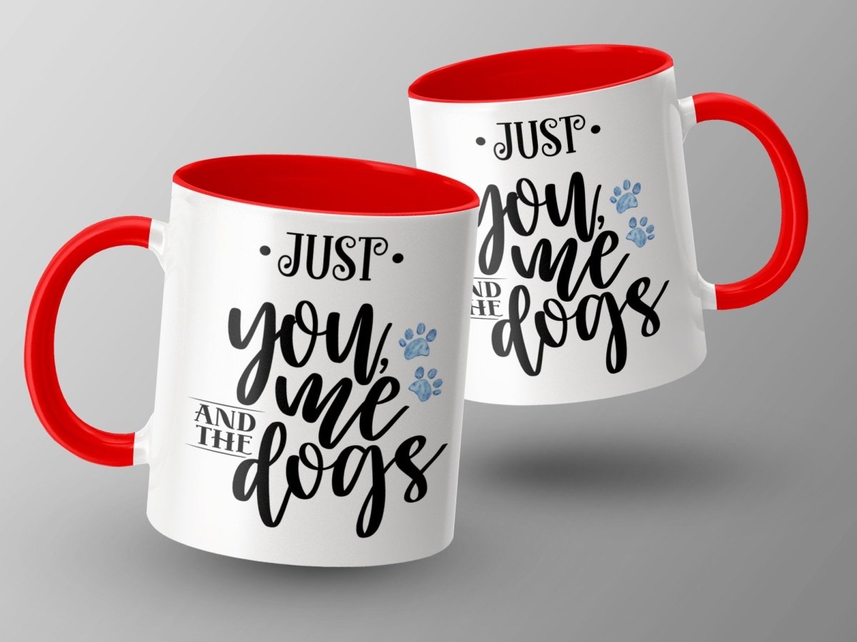Just You Me and The Dogs Coffee Mugs - NuKrypton Coffee Mugs MD - 71360713