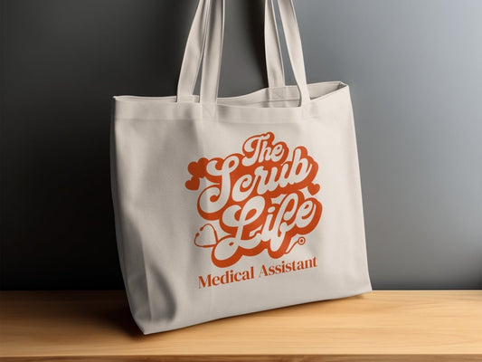 Life in Scrubs - Healthcare Pros Custom Tote Bags - NuKrypton Tote Bags MD - 73054366