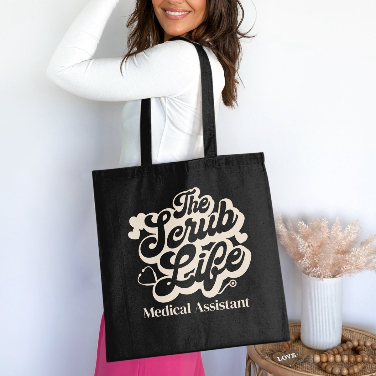 Life in Scrubs - Healthcare Pros Custom Tote Bags - NuKrypton Tote Bags 165467