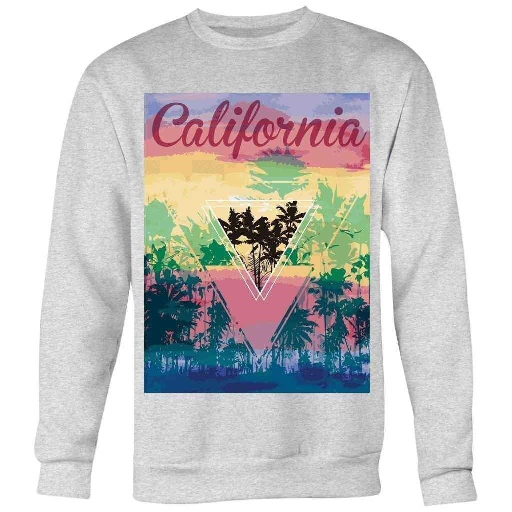 Love Cali Watercolor Sweatshirt - NuKrypton Sweatshirt