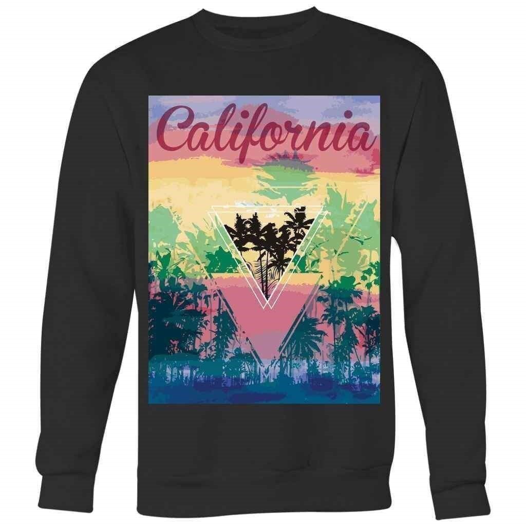 Love Cali Watercolor Sweatshirt - NuKrypton Sweatshirt