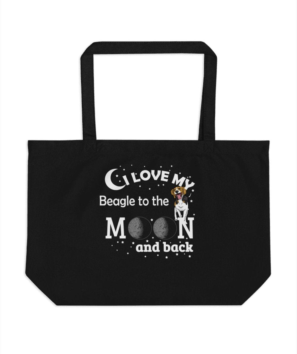 Love My Beagle to the Moon and Back Fun Tote Bags - NuKrypton Tote Bags 165467