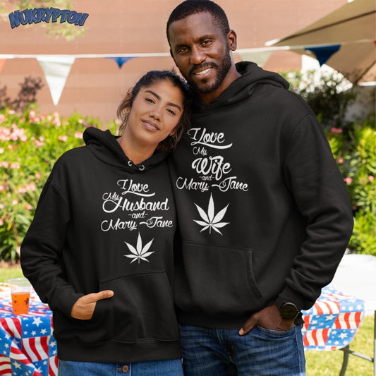 Married & Mary Jane Hoodies - Couples Gift Set - NuKrypton Hoodies