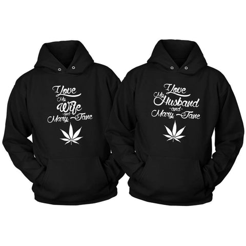 Married & Mary Jane Hoodies - Couples Gift Set