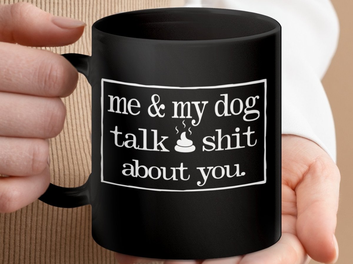 Me and My Dog Gossip Central Bark Mugs - NuKrypton Coffee Mugs MD - 71360722