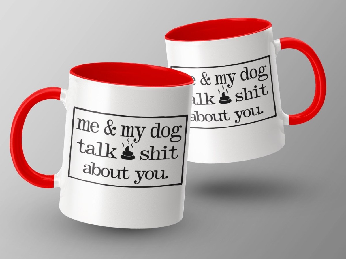 Me and My Dog Gossip Central Bark Mugs - NuKrypton Coffee Mugs MD - 71360725