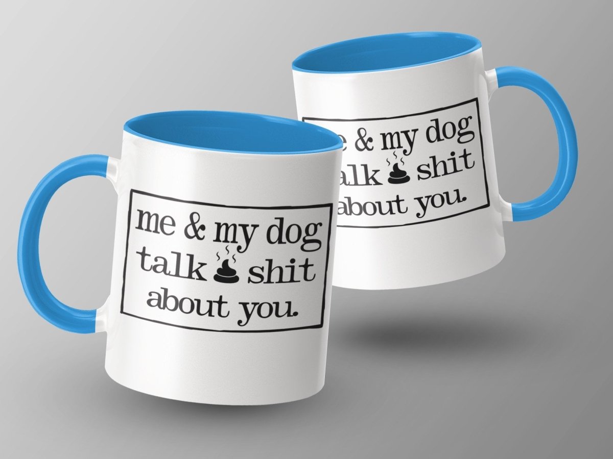 Me and My Dog Gossip Central Bark Mugs - NuKrypton Coffee Mugs MD - 71360726