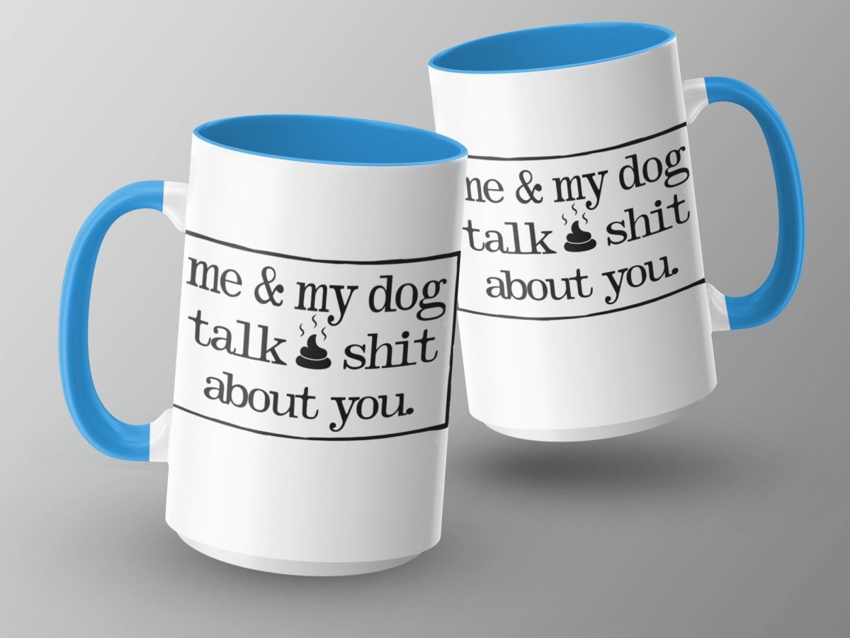 Me and My Dog Gossip Central Bark Mugs - NuKrypton Coffee Mugs MD - 71360732