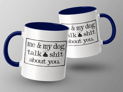 Me and My Dog Gossip Central Bark Mugs - NuKrypton Coffee Mugs MD - 71360724