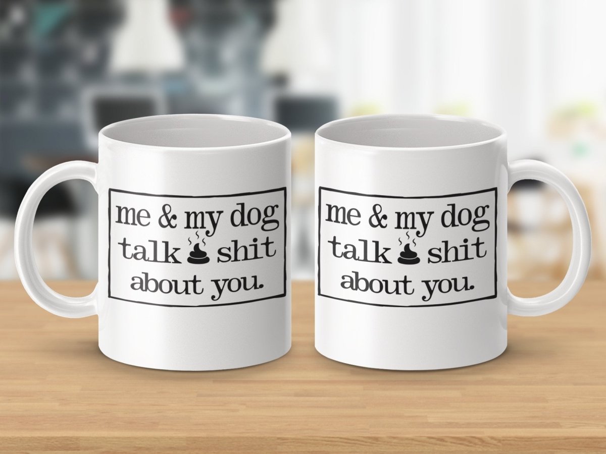 Me and My Dog Gossip Central Bark Mugs - NuKrypton Coffee Mugs MD - 71360722