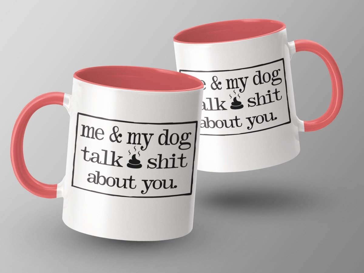 Me and My Dog Gossip Central Bark Mugs - NuKrypton Coffee Mugs MD - 71360723