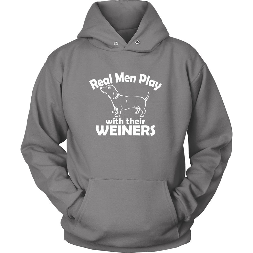 Men & Their Weiners - Dog Dad Hoodie - NuKrypton Hoodies