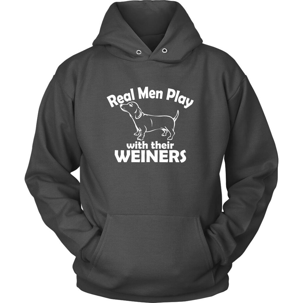 Men & Their Weiners - Dog Dad Hoodie - NuKrypton Hoodies