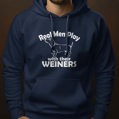 Men & Their Weiners - Dog Dad Hoodie