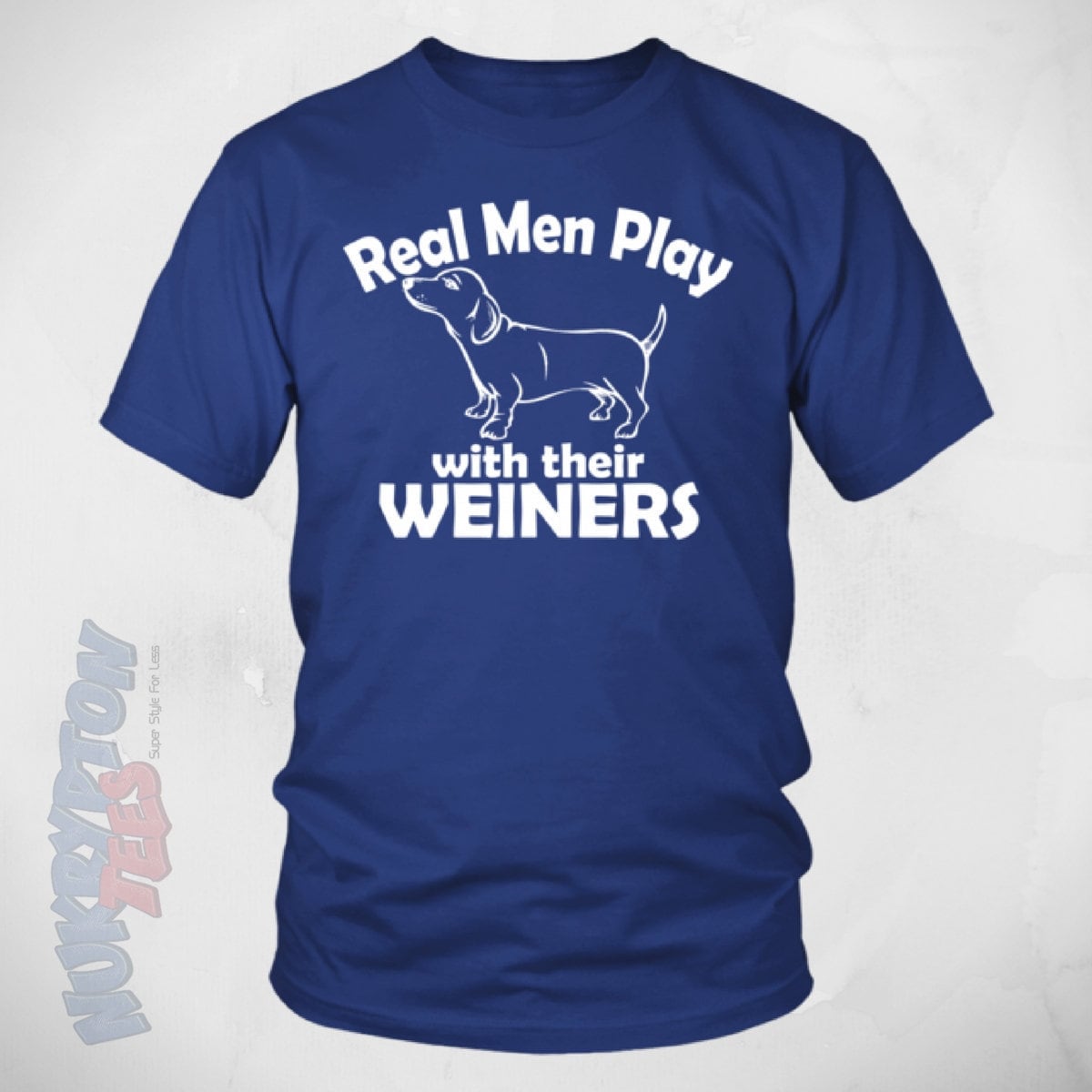 Men & Their Weiners - Dog Dad T-shirt - NuKrypton T-Shirts 14018938098