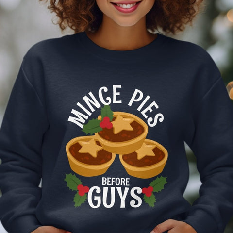 Mince Pies Over Guys - Cheeky Christmas Jumper