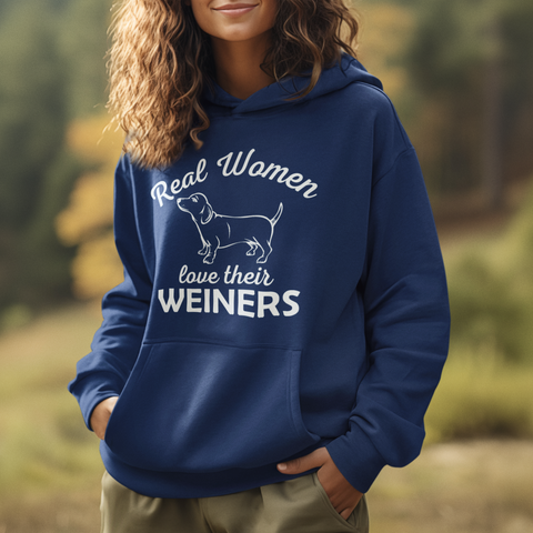 Women & Their Weiners - Dog Mom Hoodie