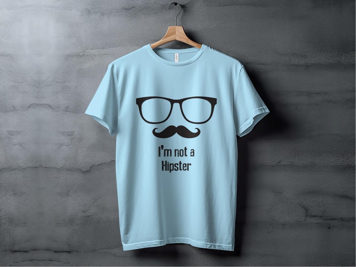 Mustache Masterpiece I'm Not a Hipster T-Shirt - NuKrypton T-Shirts MD - 69945278