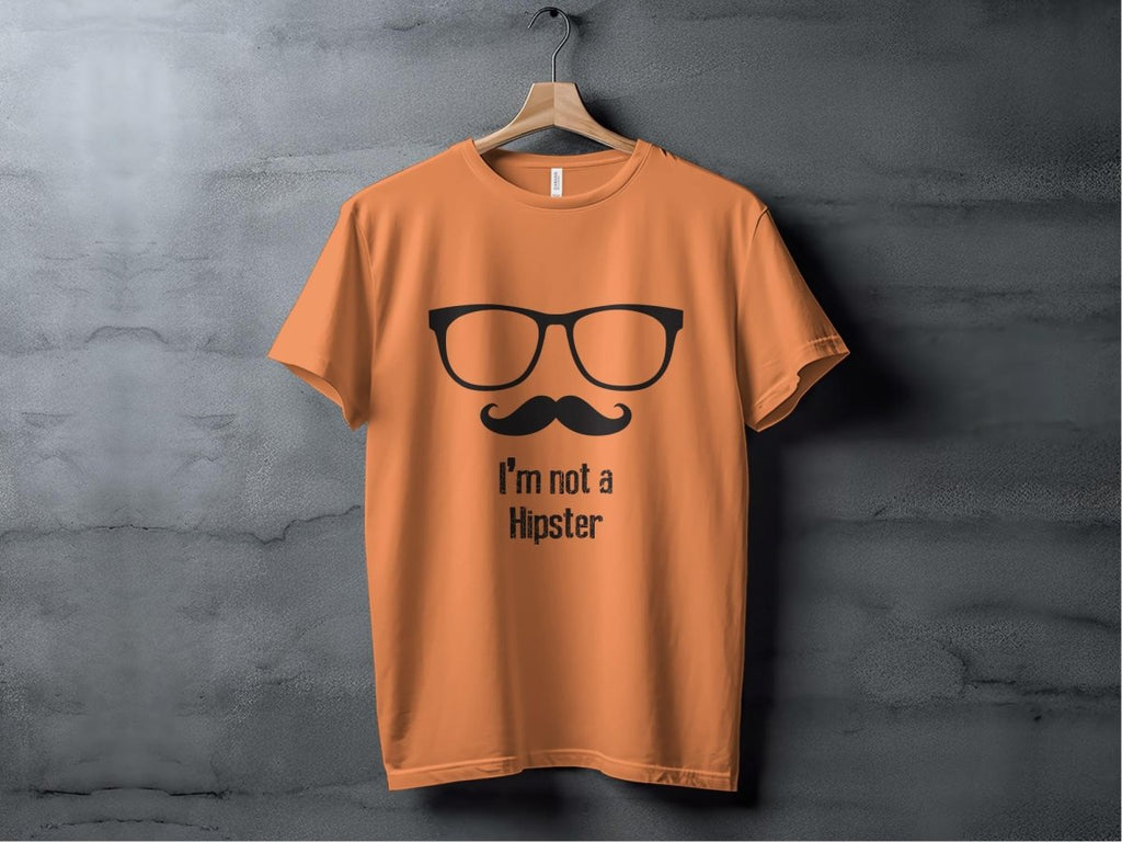 Mustache Masterpiece I'm Not a Hipster T-Shirt - NuKrypton T-Shirts MD - 69945264