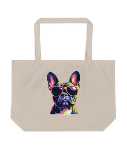 Neon Cool French Bulldog Swagger Tote Bags - NuKrypton Tote Bags 165467