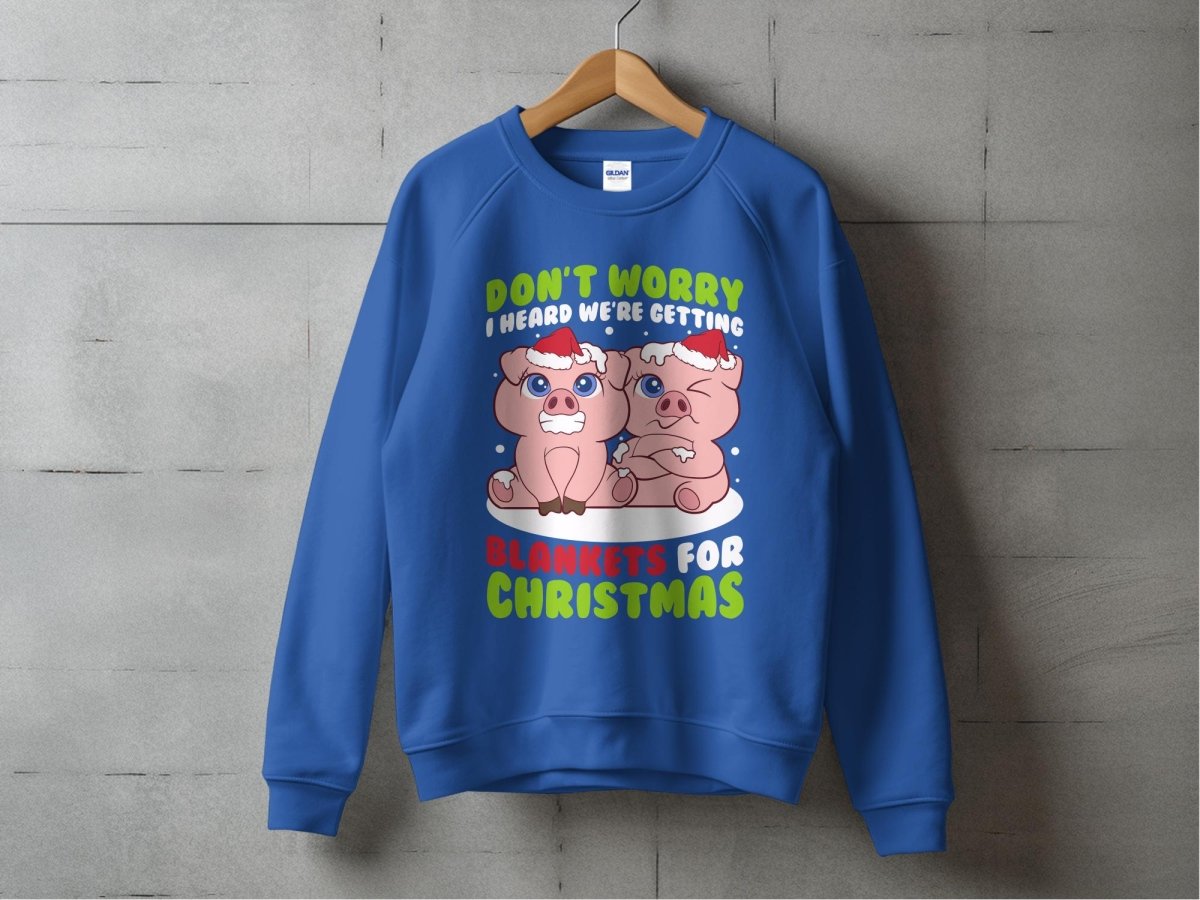 No Pork Left Chilly Christmas Sweatshirt - NuKrypton Sweatshirt MD - 71970112