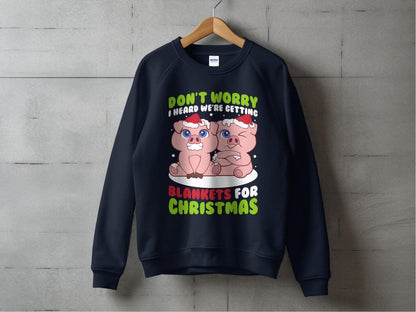 No Pork Left Chilly Christmas Sweatshirt - NuKrypton Sweatshirt MD - 71970124