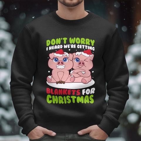 No Pork Left Chilly Christmas Sweatshirt