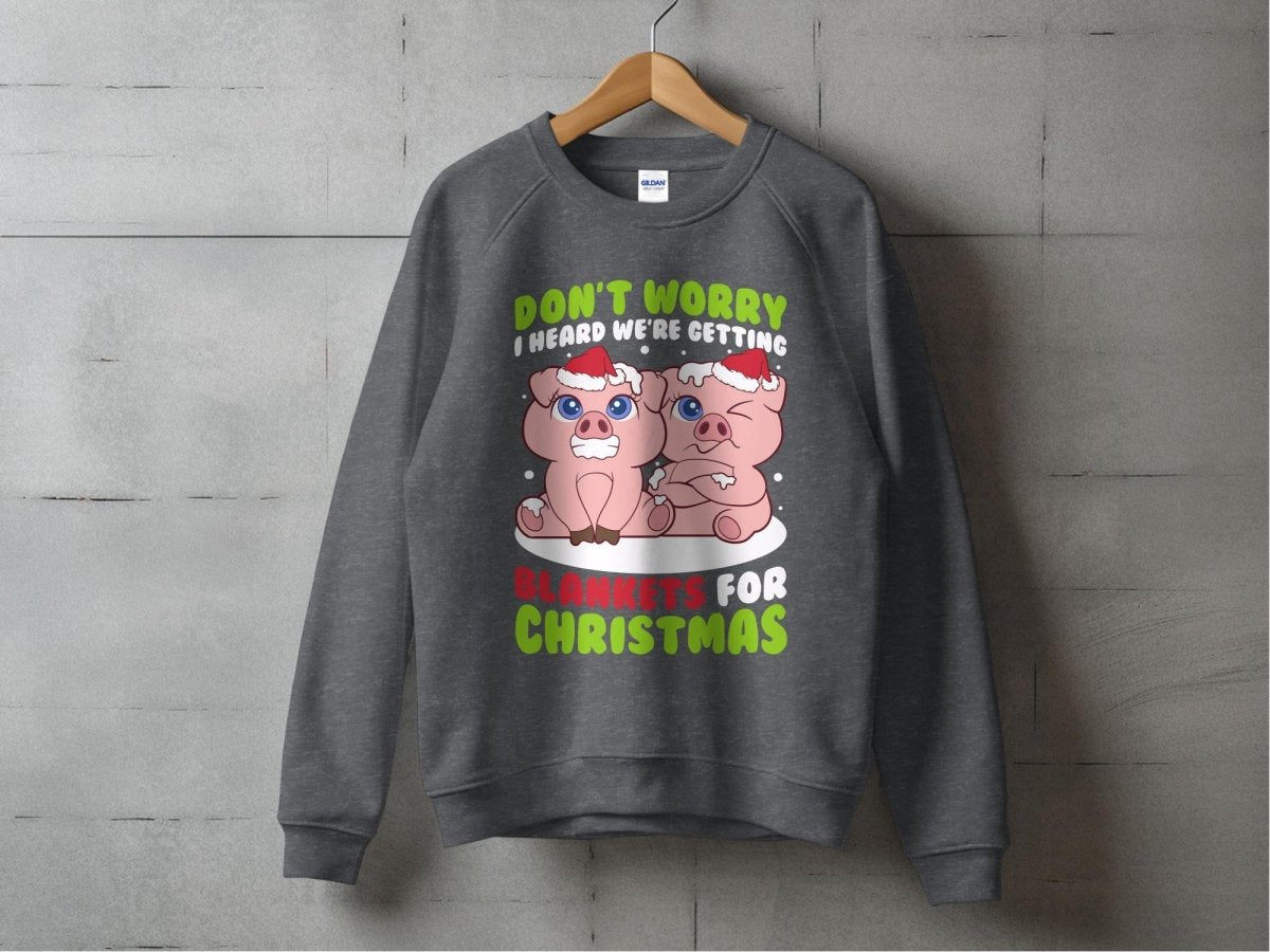 No Pork Left Chilly Christmas Sweatshirt - NuKrypton Sweatshirt MD - 71970088