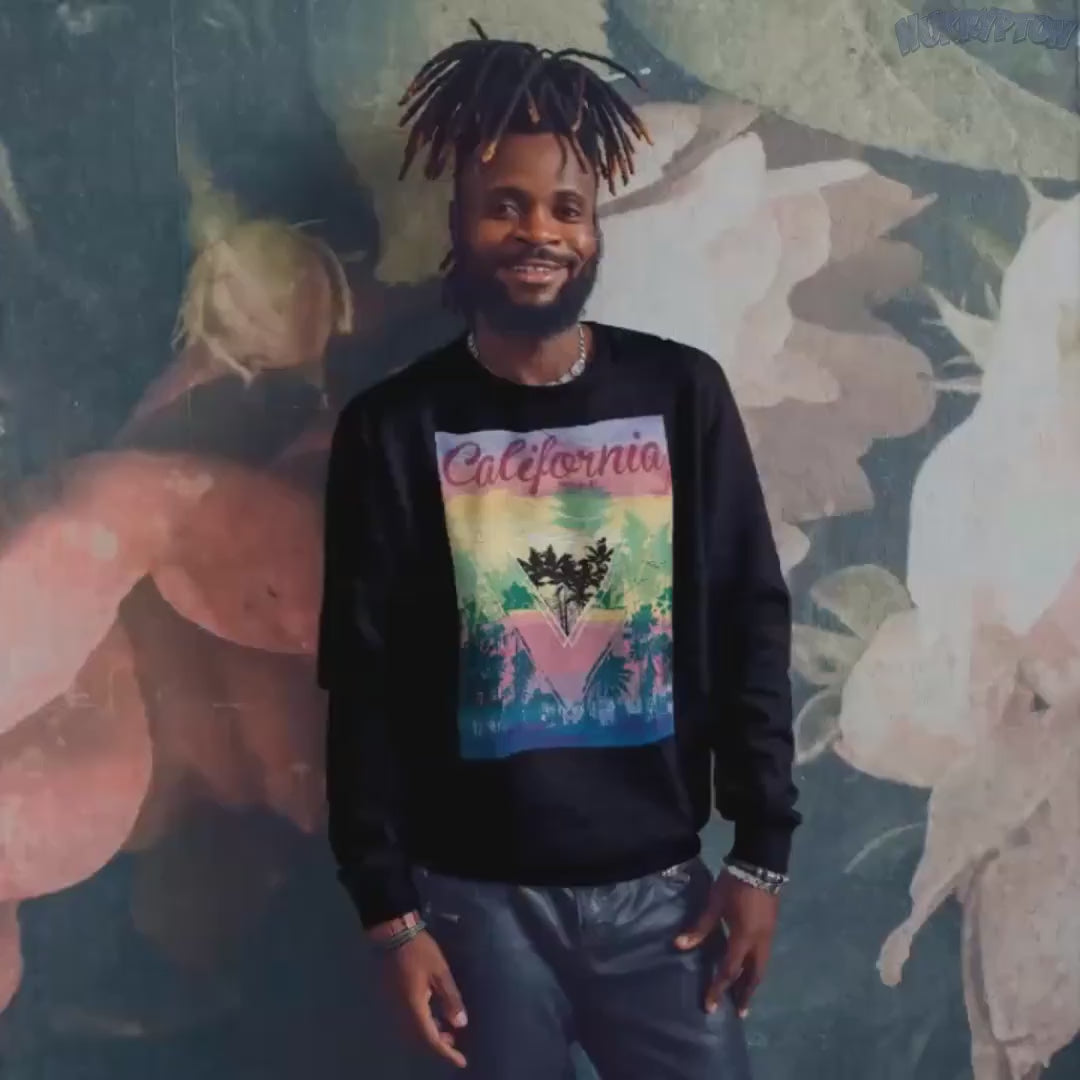 Love Cali Watercolor Sweatshirt