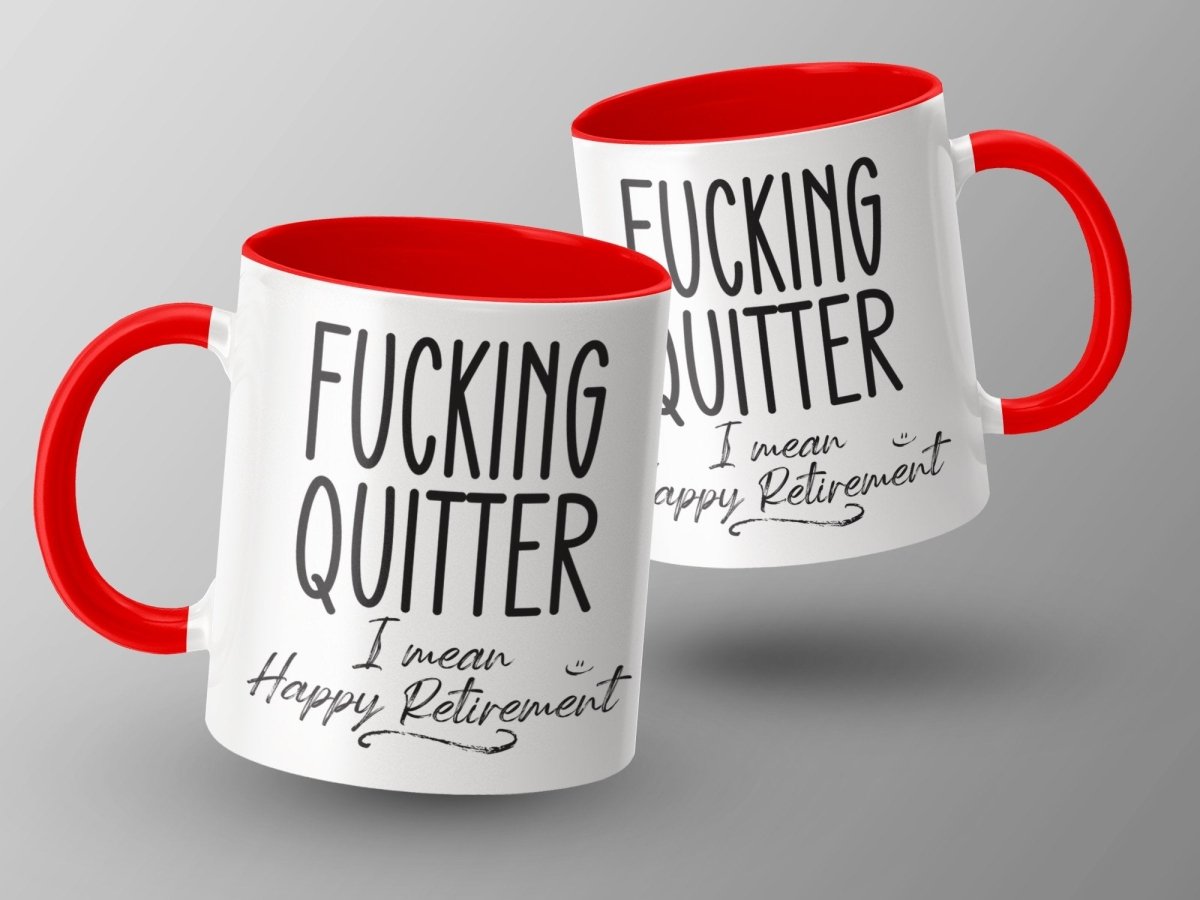 Professional Quitter Happy Retirement Mugs - NuKrypton Coffee Mugs MD - 71360953