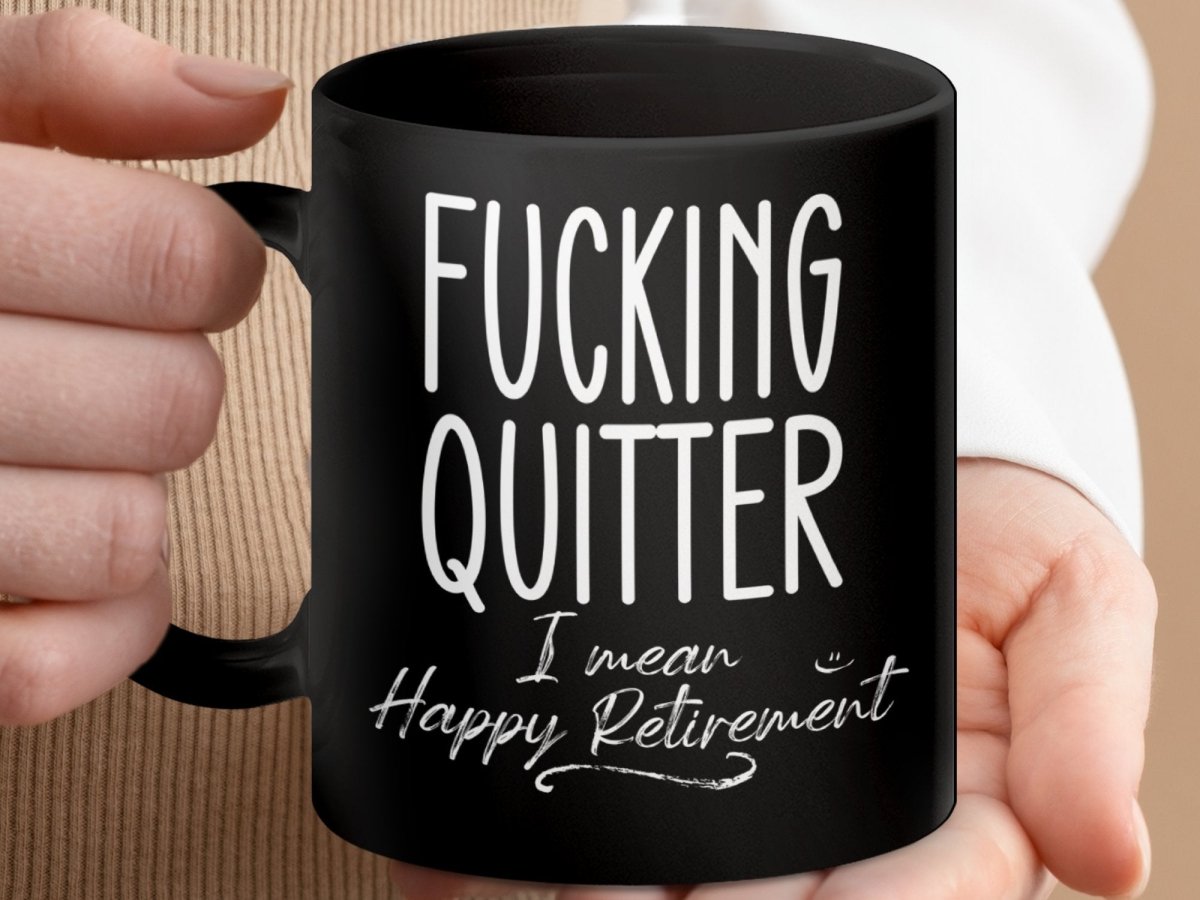 Professional Quitter Happy Retirement Mugs - NuKrypton Coffee Mugs MD - 71360955