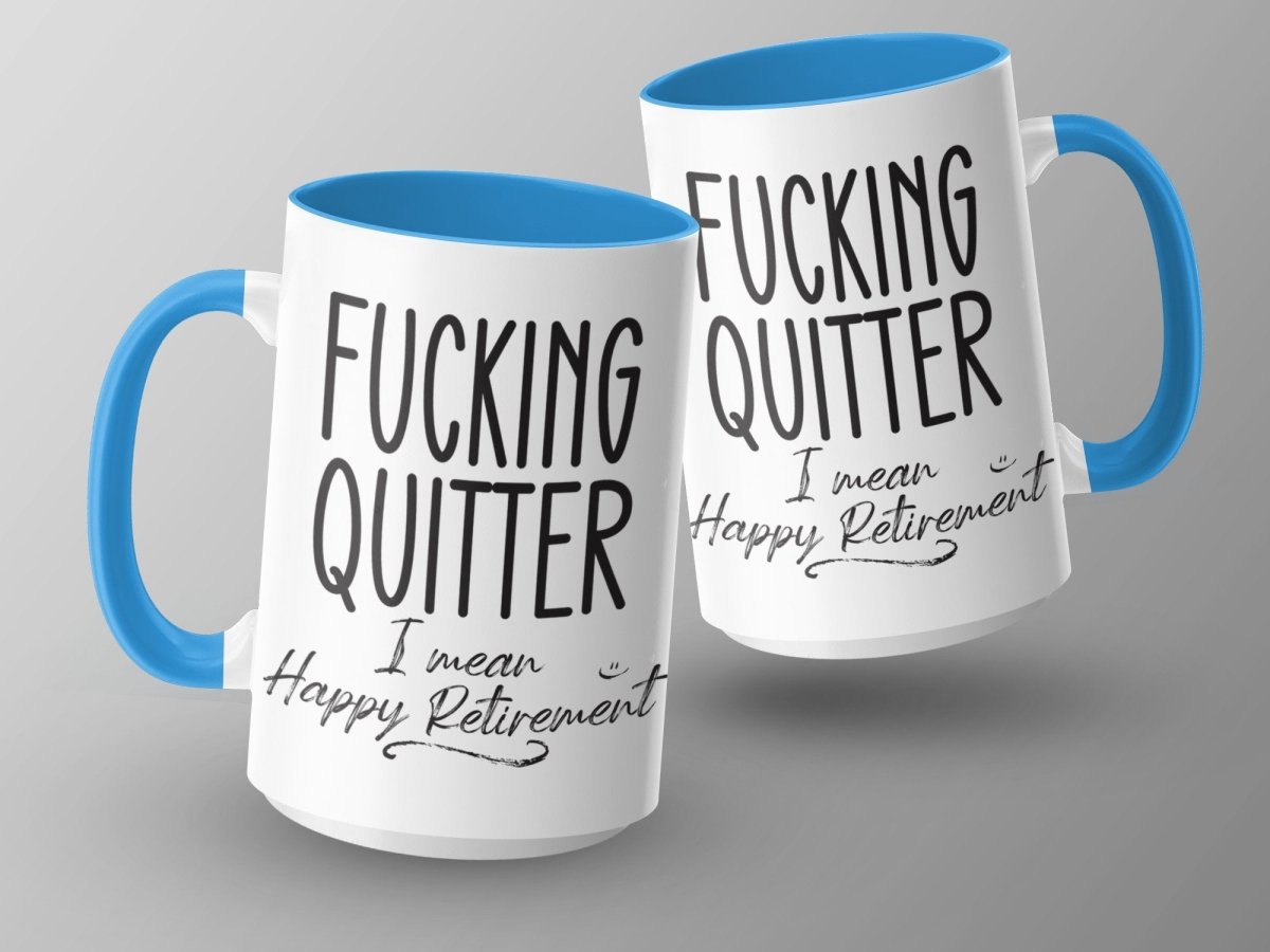 Professional Quitter Happy Retirement Mugs - NuKrypton Coffee Mugs MD - 71360960