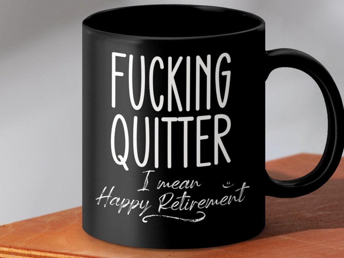 Professional Quitter Happy Retirement Mugs - NuKrypton Coffee Mugs MD - 71360954