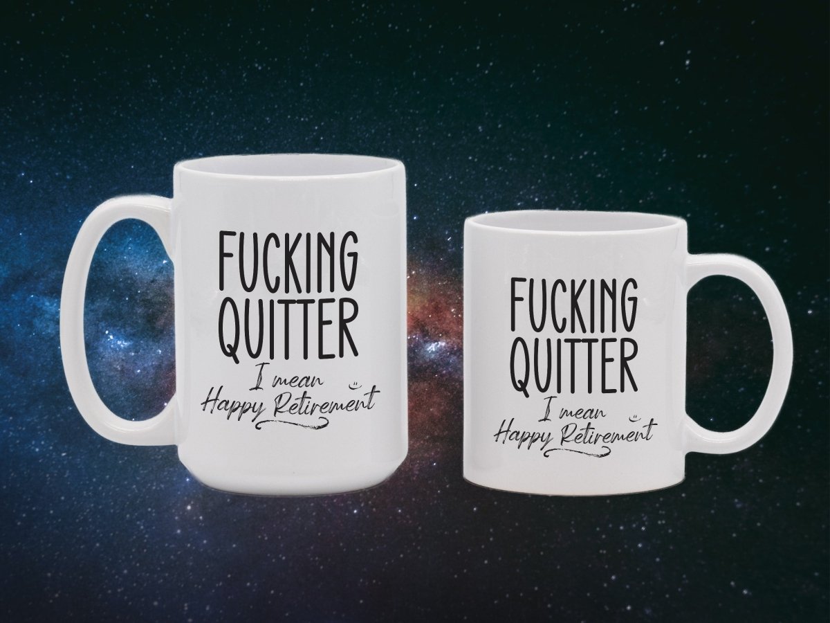 Professional Quitter Happy Retirement Mugs - NuKrypton Coffee Mugs MD - 71360950