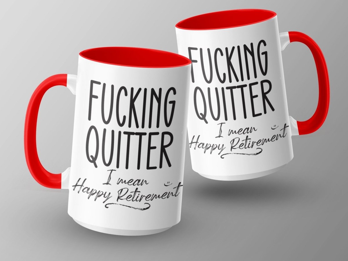 Professional Quitter Happy Retirement Mugs - NuKrypton Coffee Mugs MD - 71360958