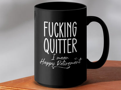 Professional Quitter Happy Retirement Mugs - NuKrypton Coffee Mugs MD - 71360961