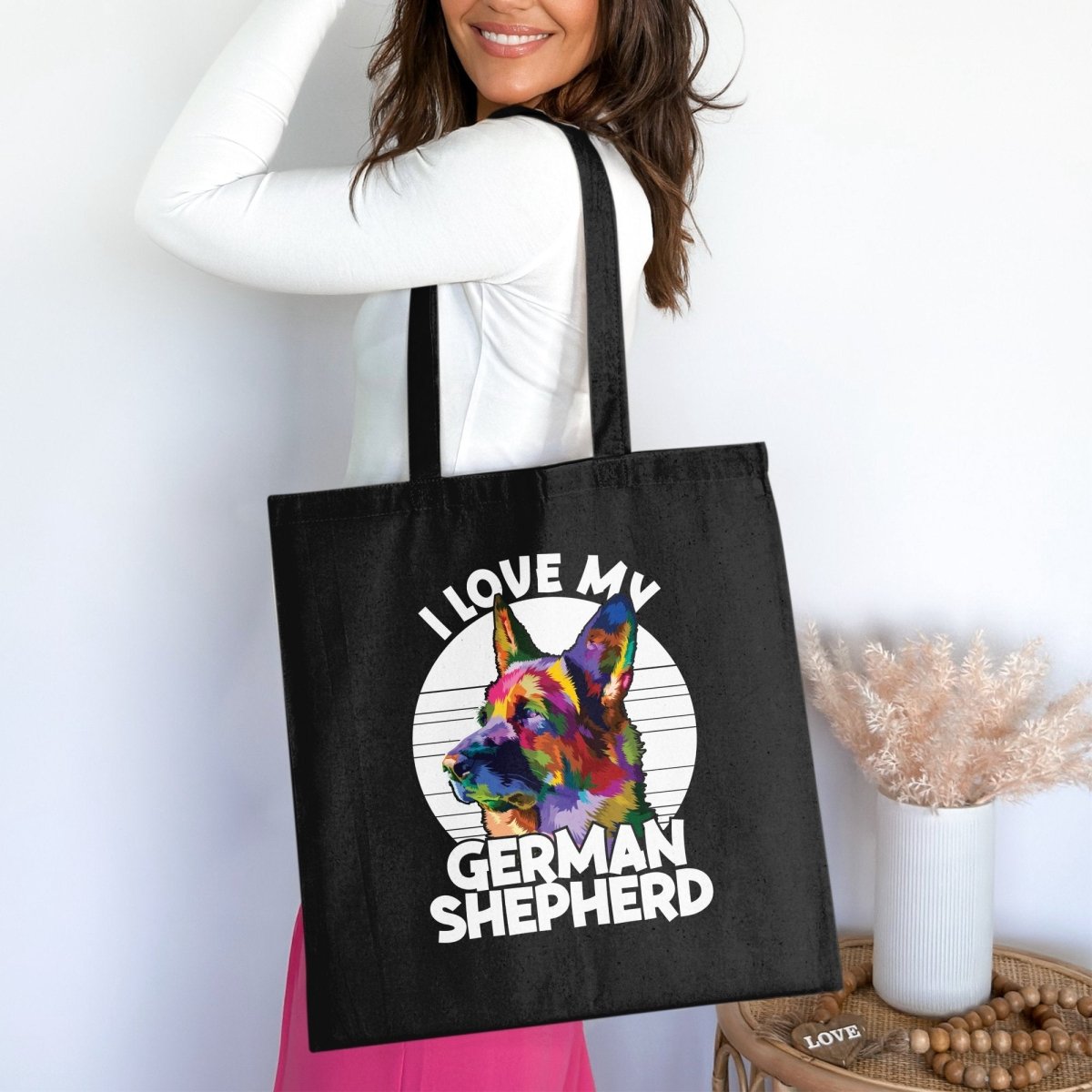 Proud German Shepherd Lover Tote Bags - NuKrypton Tote Bags 165467