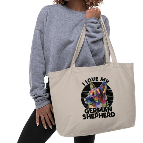 Proud German Shepherd Lover Tote Bags