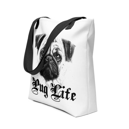 Pug Life - Custom Tote Bag - NuKrypton Tote Bags 62583B977C2D2_4533