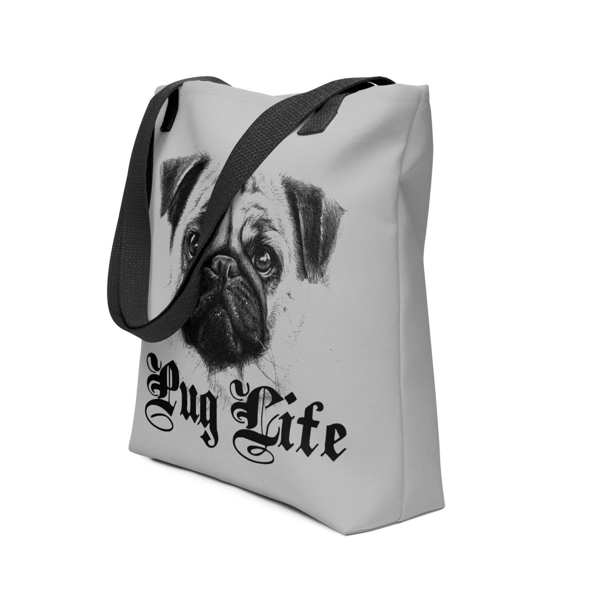 Pug Life - Custom Tote Bag - NuKrypton Tote Bags 62583B977C2D2_4533