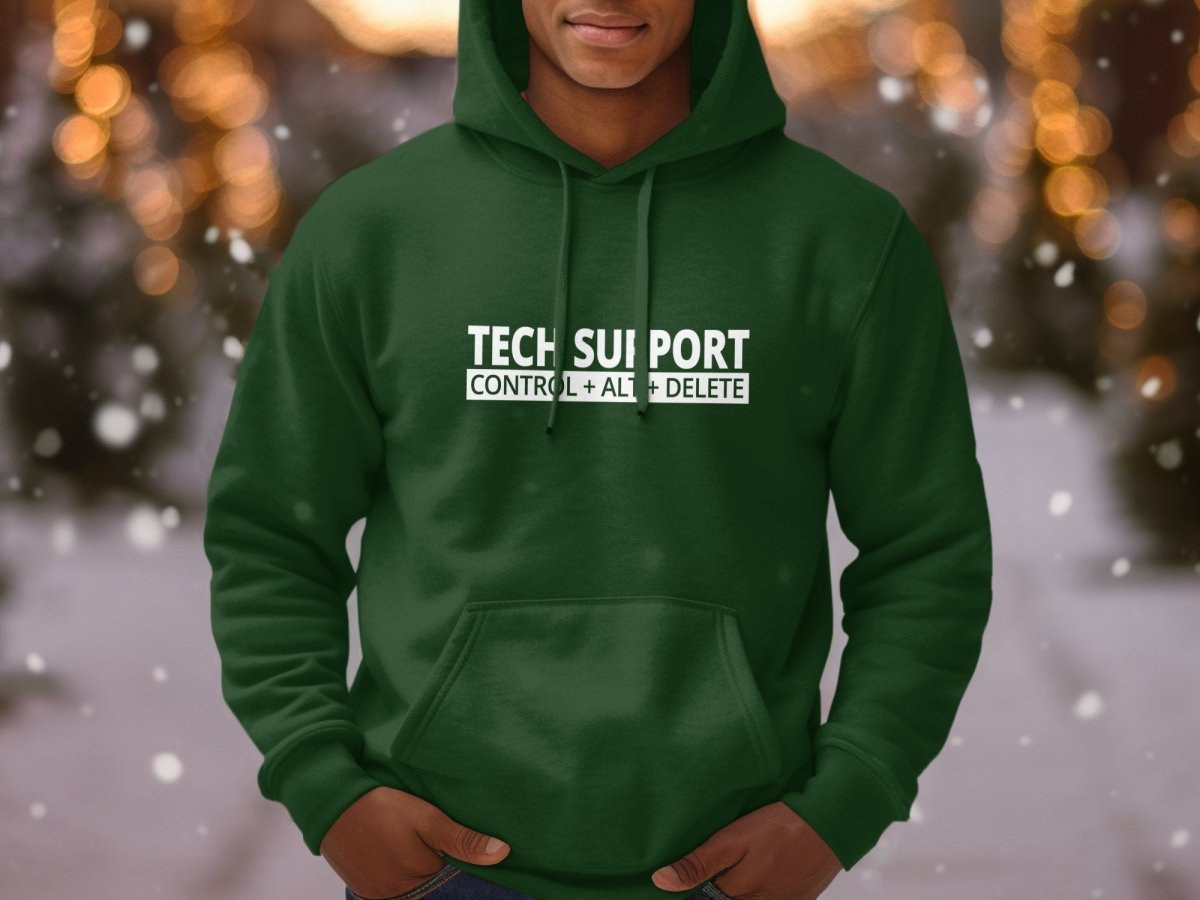 Reboot Your Attitude - Tech Support Hoodie - NuKrypton Hoodies MD - 72190944