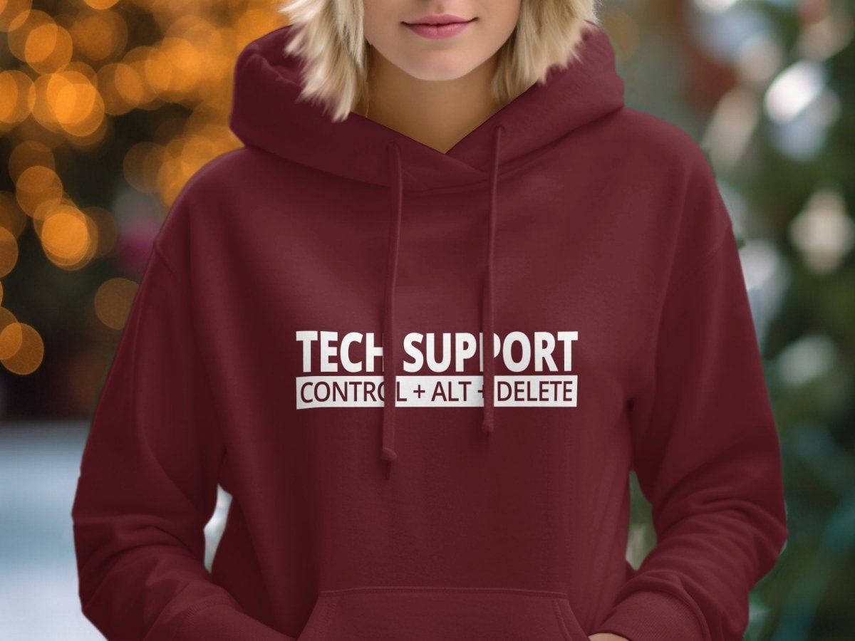 Reboot Your Attitude - Tech Support Hoodie - NuKrypton Hoodies MD - 72190952