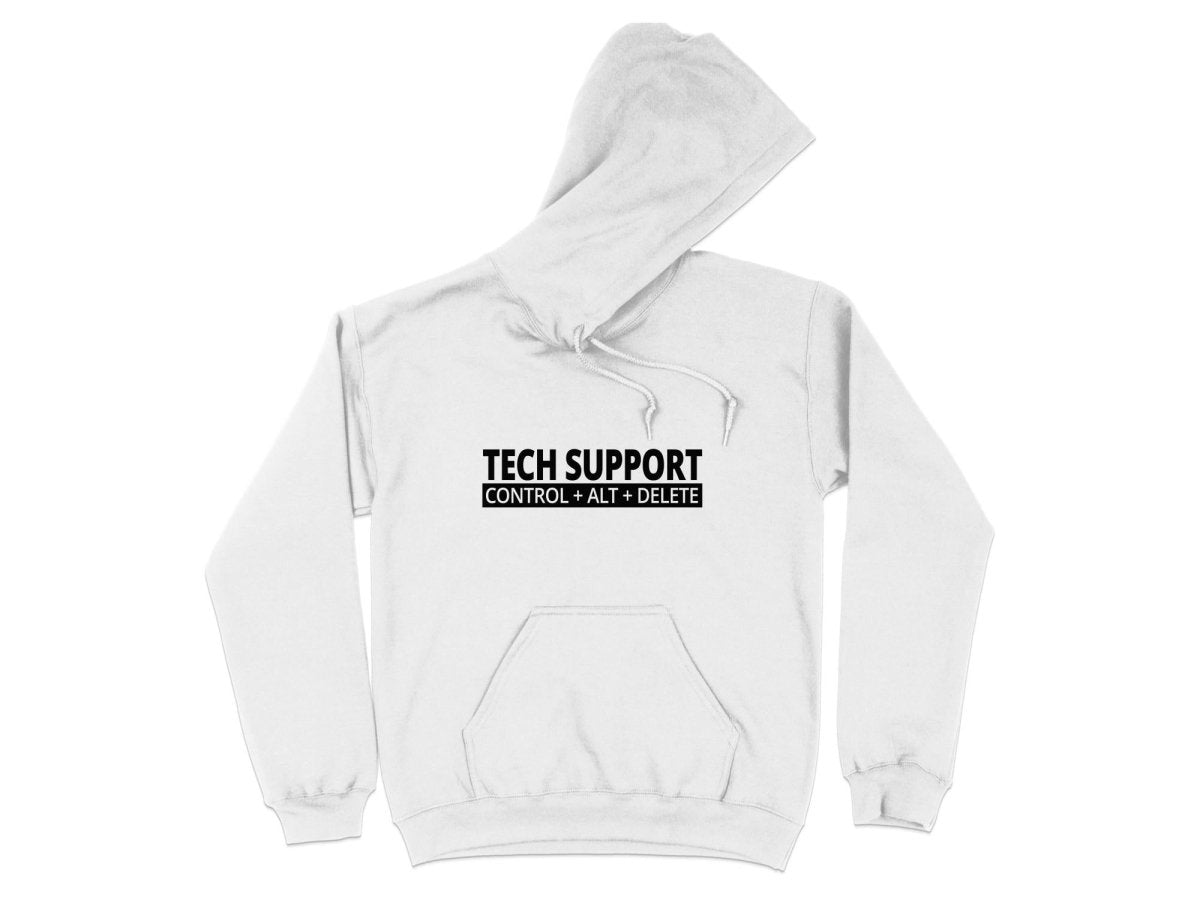 Reboot Your Attitude - Tech Support Hoodie - NuKrypton Hoodies MD - 72190960