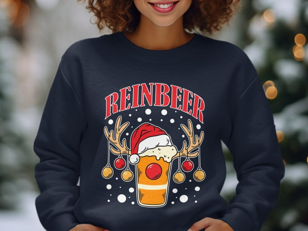 Reinbeer Festive Cheers - Holiday Ruckus Sweatshirt - NuKrypton Sweatshirt MD - 71969680