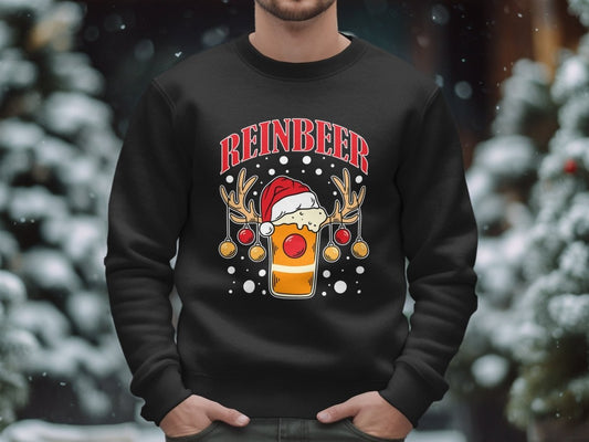 Reinbeer Festive Cheers - Holiday Ruckus Sweatshirt - NuKrypton Sweatshirt MD - 71969662