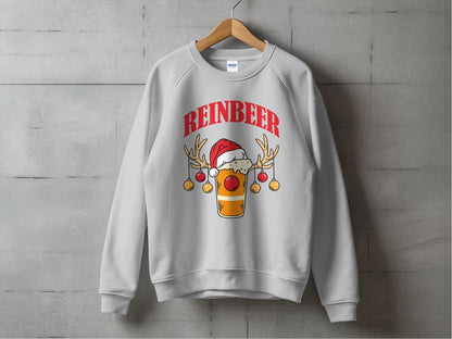 Reinbeer Festive Cheers - Holiday Ruckus Sweatshirt - NuKrypton Sweatshirt MD - 71969698