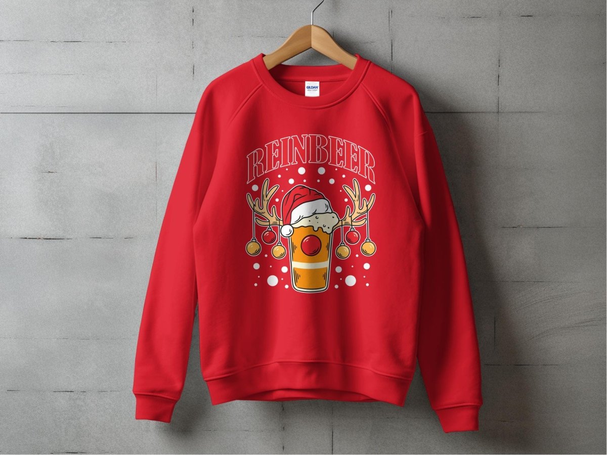 Reinbeer Festive Cheers - Holiday Ruckus Sweatshirt - NuKrypton Sweatshirt MD - 71969686