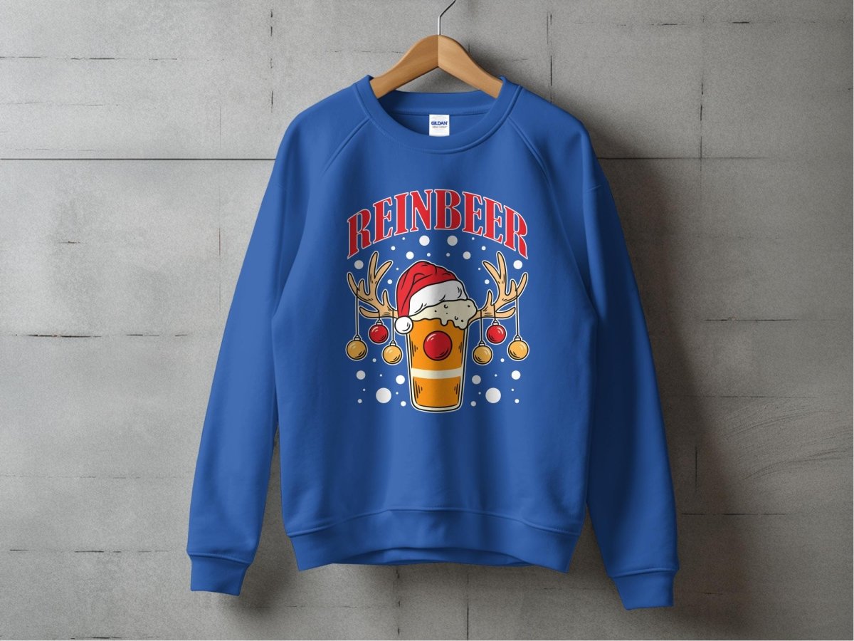 Reinbeer Festive Cheers - Holiday Ruckus Sweatshirt - NuKrypton Sweatshirt MD - 71969692