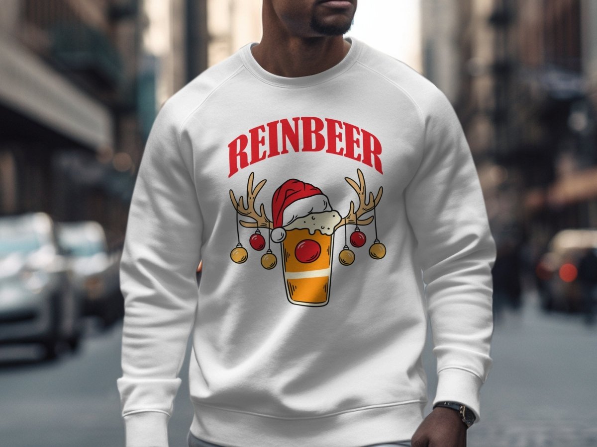 Reinbeer Festive Cheers - Holiday Ruckus Sweatshirt - NuKrypton Sweatshirt MD - 71969680