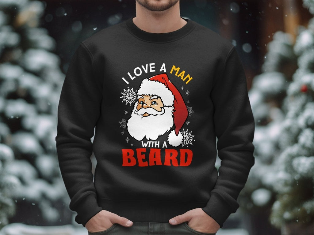 Santa's Bearded Charm - Holiday Bliss Sweatshirt - NuKrypton Sweatshirt MD - 71969782